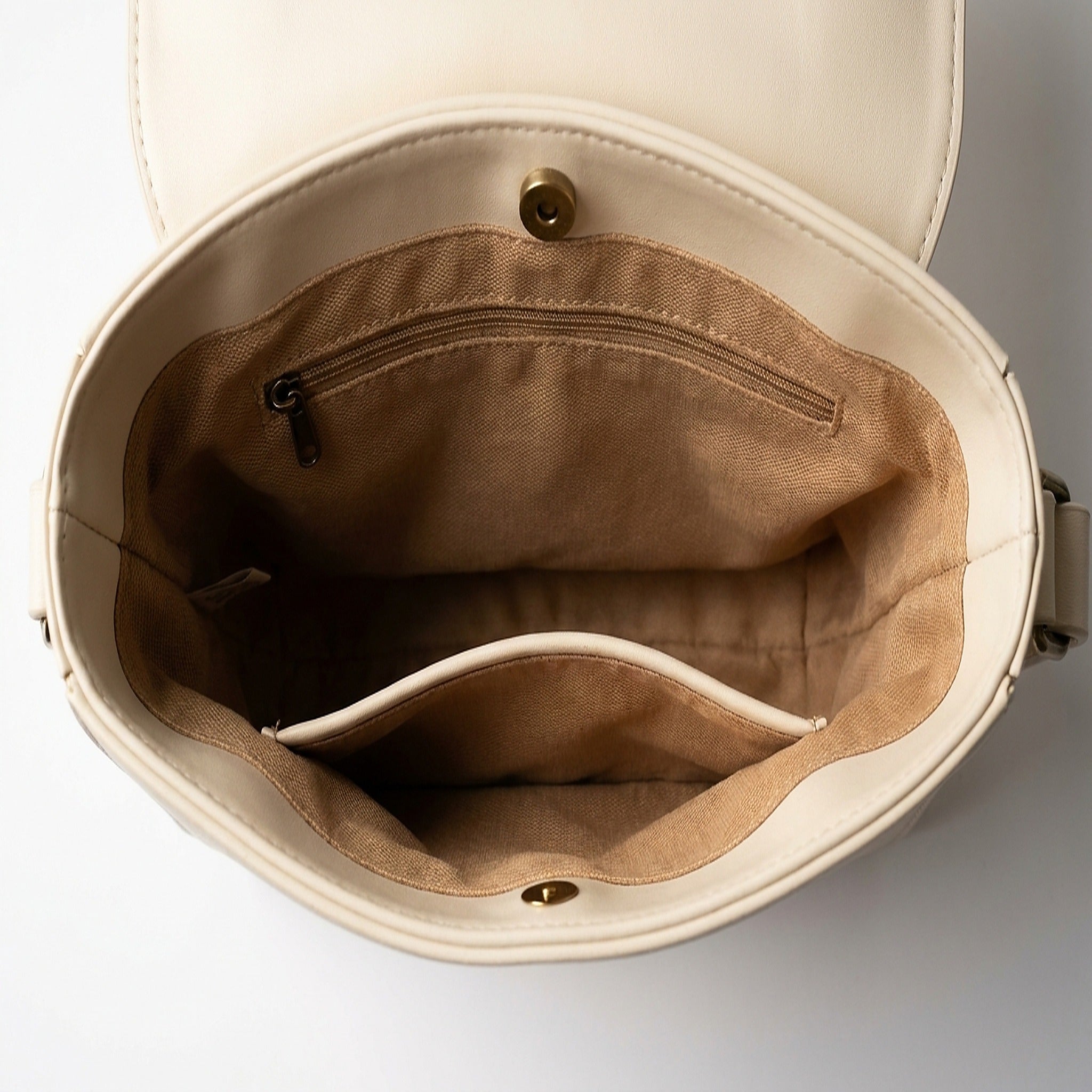 SORAVEA Ingrid Crossbody, cream Crossbody, interior