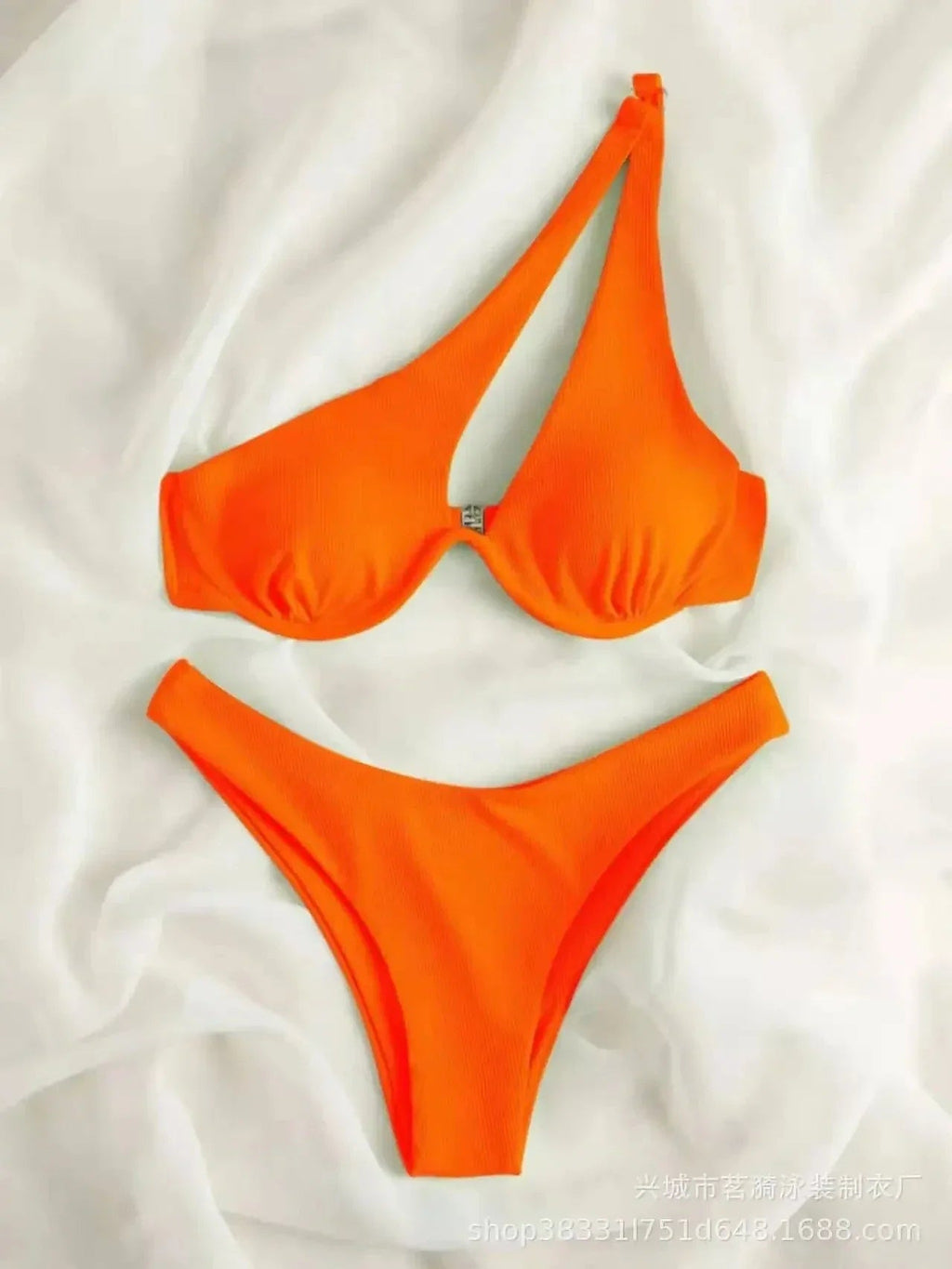 Vera bikini light coffee detaljbild