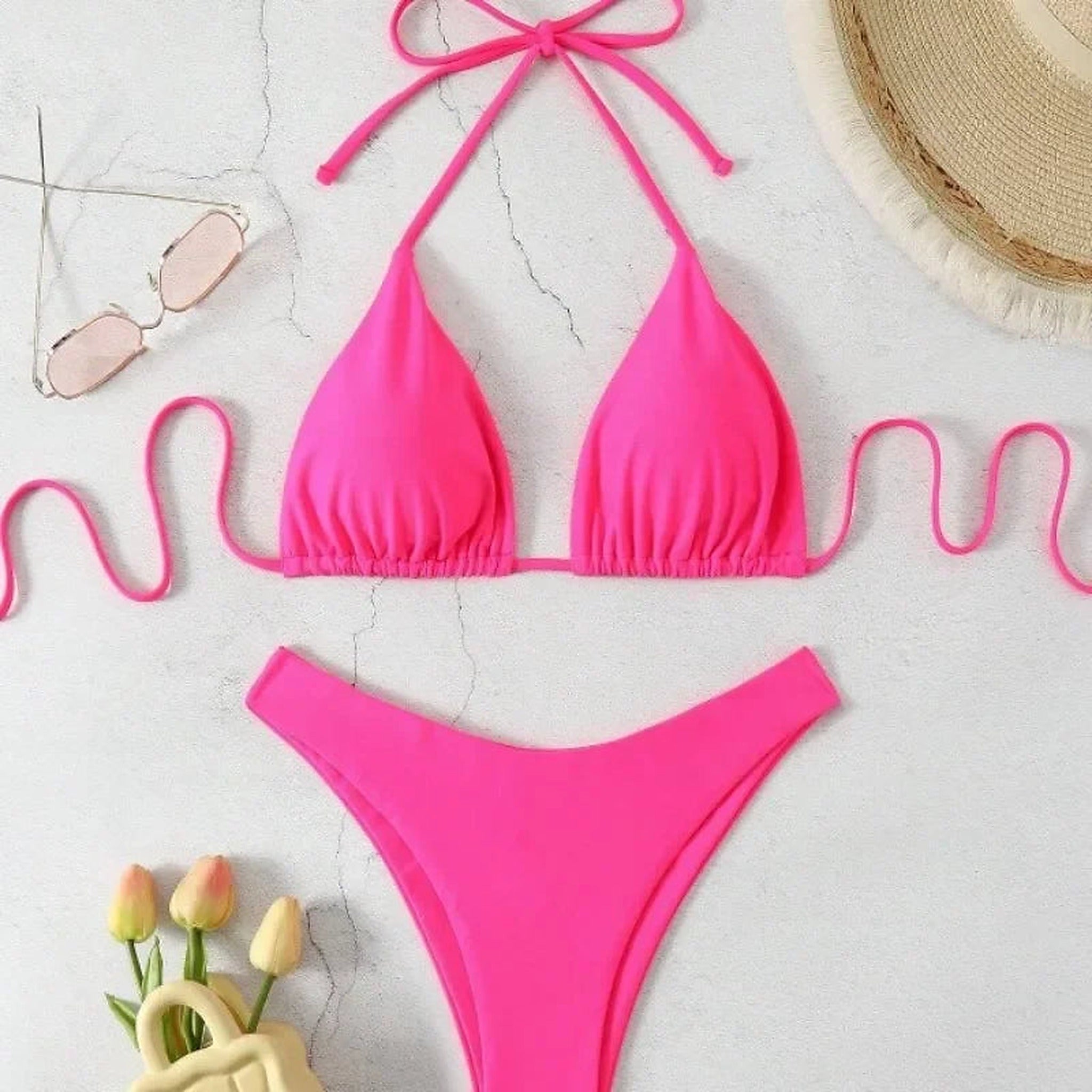 Lilac Cove bikini detalj knytning